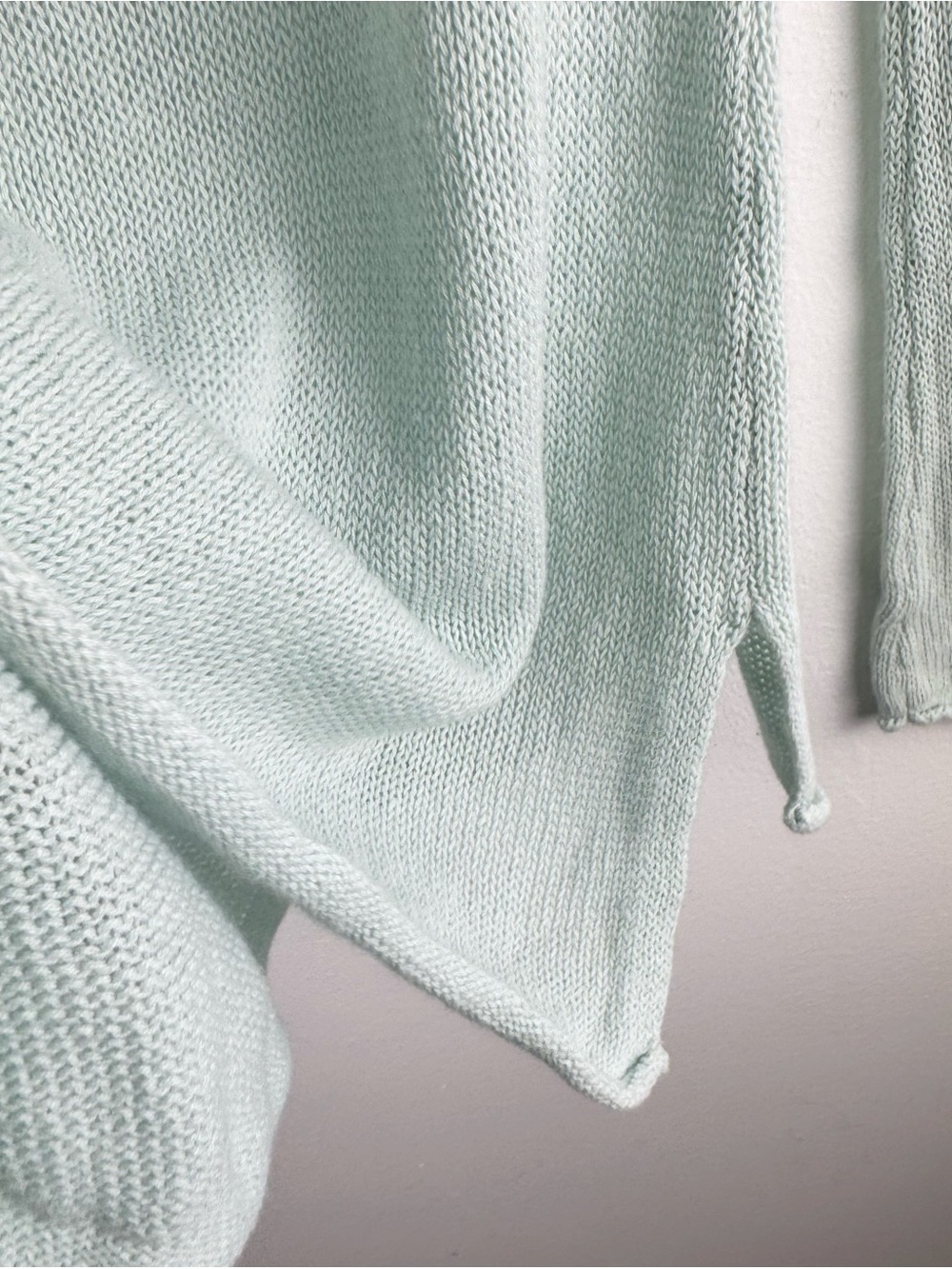 Moth ‘Mila’ Green Linen Blend Sweater Size M - Picture 11 of 15